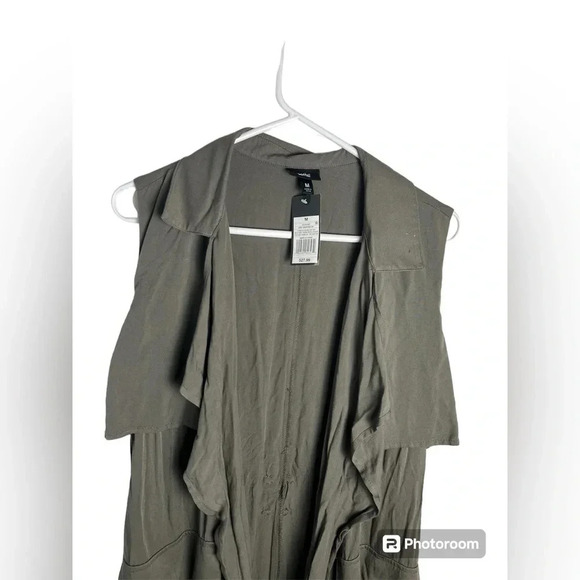Green Wrap Dress NWT Mossimo Sleeveless medium Women - Picture 2 of 5